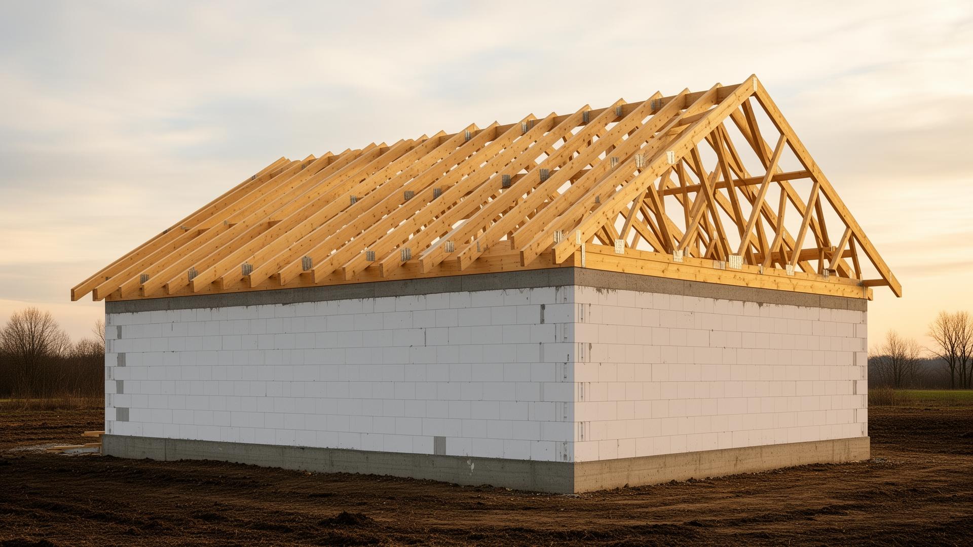 Konstrukcja wiązara dachowego